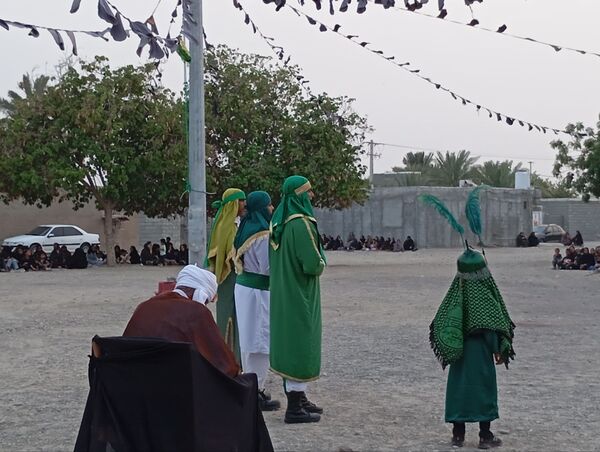 مراسم تعزیه‌‌‌خوانی دو طفلان زینب