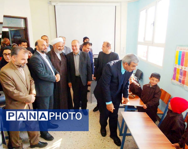 افتتاح اولین آموزشگاه الگوی کشوری شهید ابراهیم هادی روستای طاهر آباد(صالح آباد) شهرستان کلات