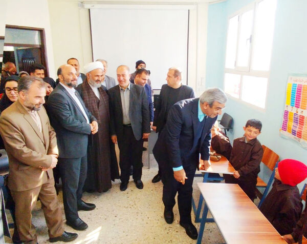 افتتاح اولین آموزشگاه الگوی کشوری شهید ابراهیم هادی روستای طاهر آباد(صالح آباد) شهرستان کلات