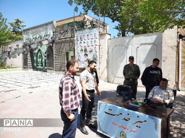 راه‌اندازی میز خدمت نیروی انتظامی شهرستان ساوجبلاغ