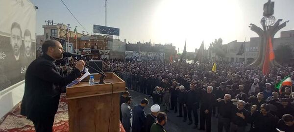 بم در سوگ رئیس‌جمهور مردمی، جهادی و انقلابی 