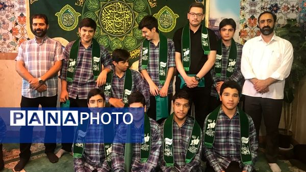 جشن پرشور عید غدیر خم در مدرسه شهدای مدافع حرم منطقه ۱۰ تهران