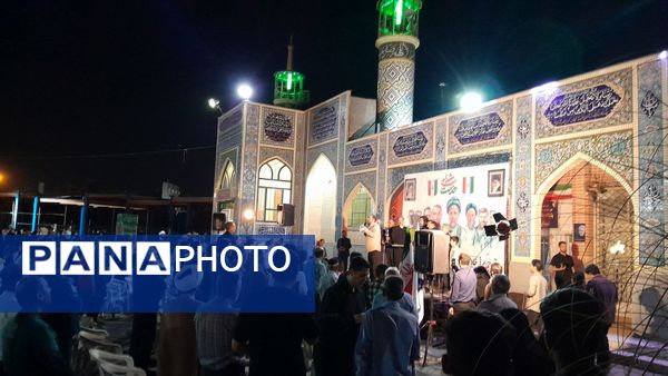 مراسم نخستین سالگرد شهدای خدمت در گلزار شهدای گمنام نیشابور 