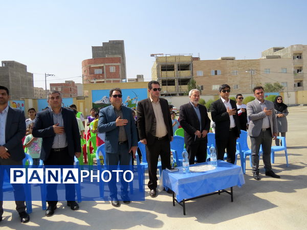 افتتاح زمین چمن مصنوعی آموزشگاه شاهد ولیعصر بجنورد