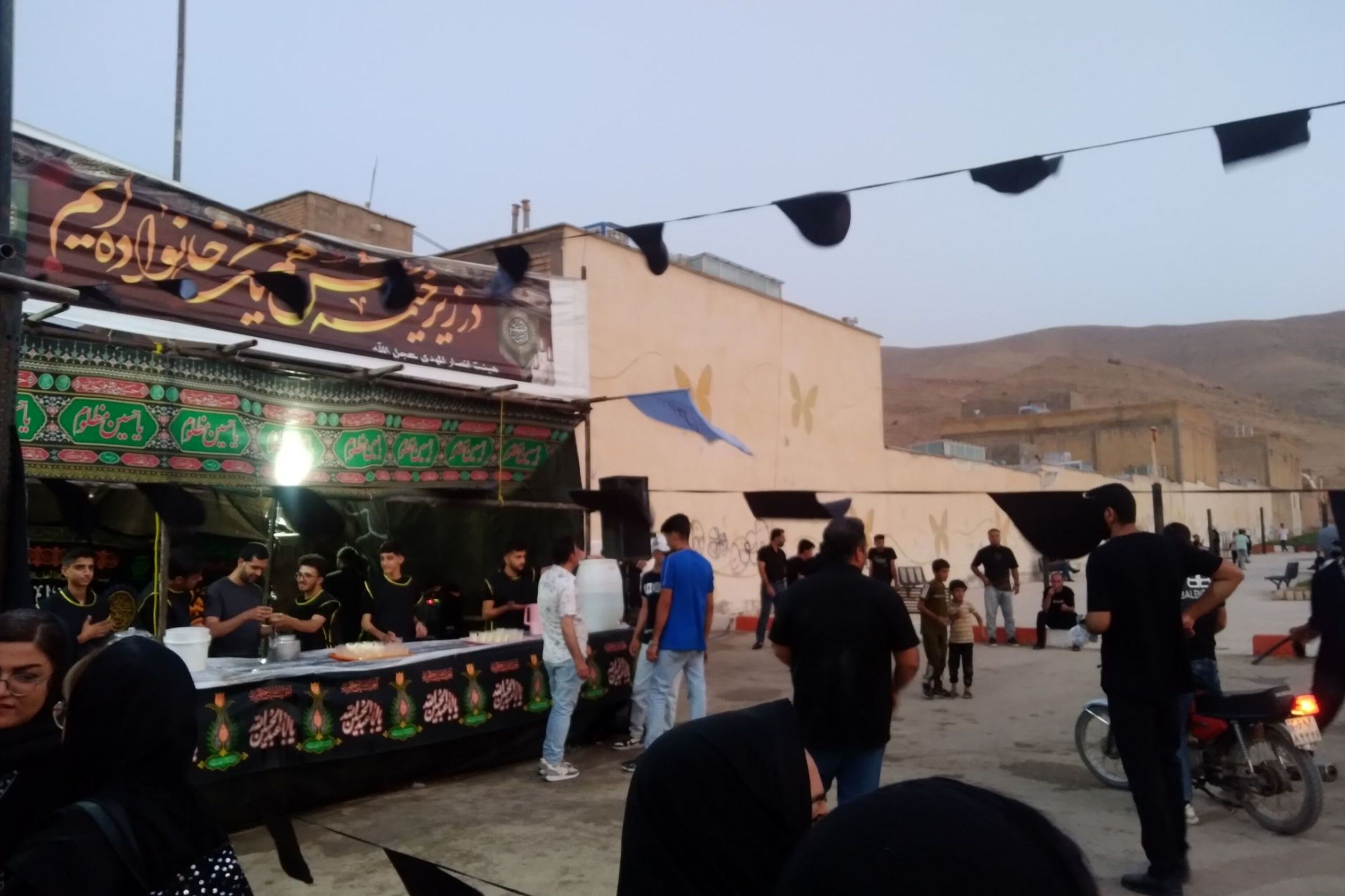 شور عزای  تاسوعای حسینی در لپویی 