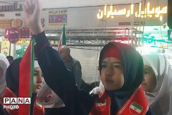 مرحله نهایی مسابقه میدان یار  در  تجمعات میدان امام خامنه‌ای شهرستان قدس 