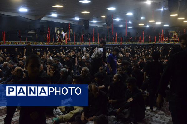 مراسم شب نهم محرم در هیئت فرهنگیان  نیشابور