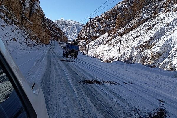 اولین برف زمستانی در بار