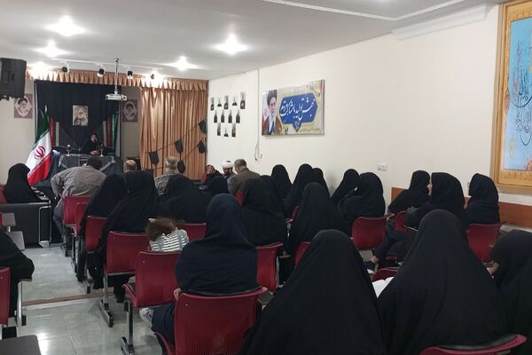 مراسم عزاداری شهادت شهدای خدمت در آموزش و پرورش رودهن 