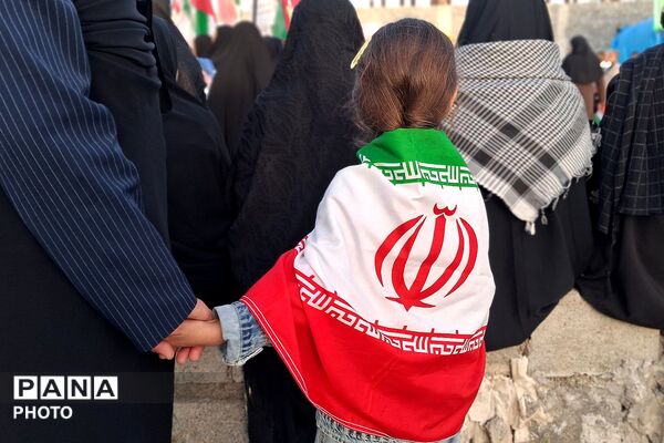 نمایش عظیم اقتدار جان‌فدایان ایران امام رضایی در باشت
