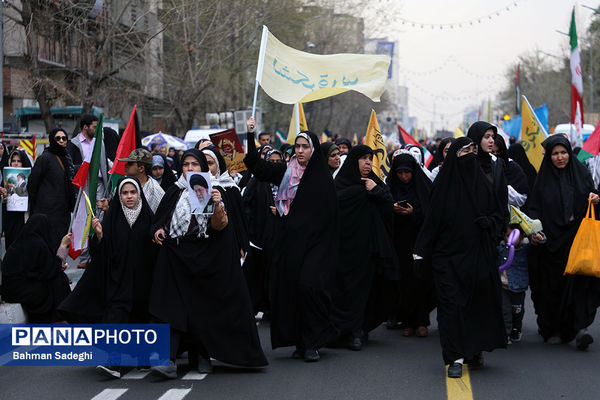 مراسم راهپیمایی روز قدس در تهران