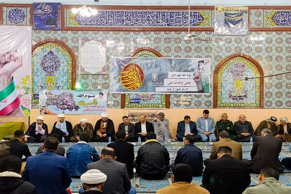 بزرگداشت حماسه ۹ دی در شهرستان حمیدیه