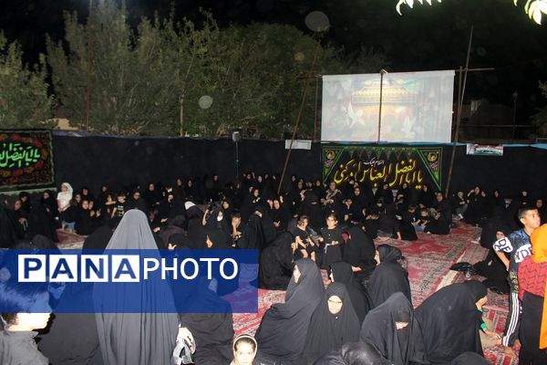 مراسم عزاداری دهه اول ماه صفر در روستای مومن آباد قم
