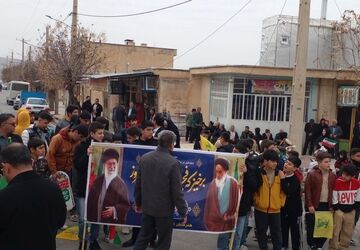 برگزاری راهپیمایی ۲۲ بهمن در شهر میمه 