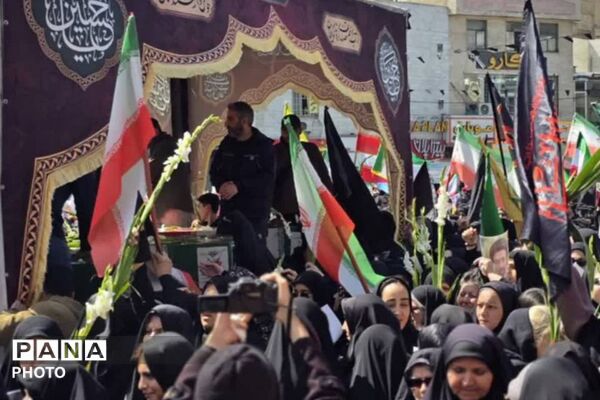 شهر قدس میزبان پیکر ۸ شهید سرافراز