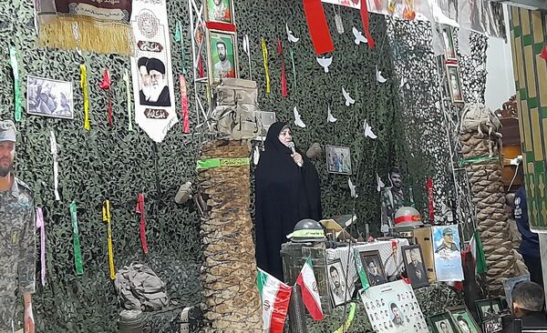 مراسم ششمین سالگرد شهادت سردار سلیمانی در شهر جعفریه قم