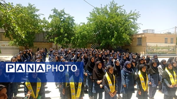 بازدید تشکیلاتی سازمان دانش‌آموزی از مدارس دخترانه شاهد و بنت‌الهدی سرآبتاوه