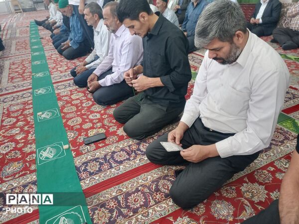 اقامه نماز جمعه عبادی سیاسی  در مسجد جامع شهربار نیشابور