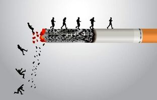 والدین در حضور فرزندان خود سیگار نکشند