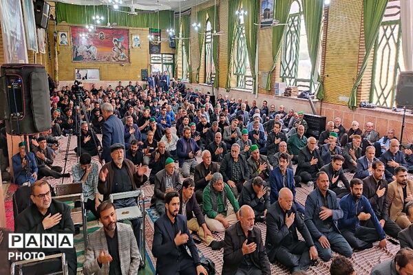 مراسم عزاداری شهادت امام جعفر صادق علیه السلام در حسینیه شهربار