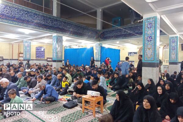 اجتماع بزرگ مردم قلعه رئیسی در پی شهادت رهبر معظم انقلاب 