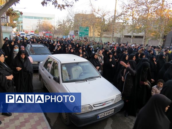 استقبال از شهدای گمنام در شهرستان بجنورد 