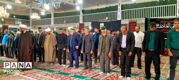  اقامه نماز عبادی سیاسی جمعه همزمان با سی و چهارمین روز شهادت قائد امت حضرت آیت الله خامنه‌ای 