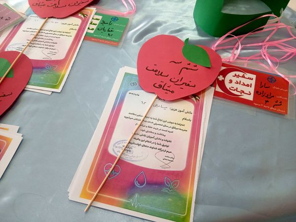 انتخابات سفیران سلامت در دبستان میثاق ناحیه سه