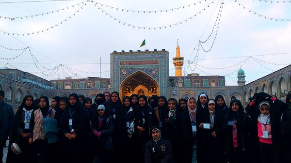 کاروان زیارتی دختران حضرت زهرا (س) در مشهد مقدس 