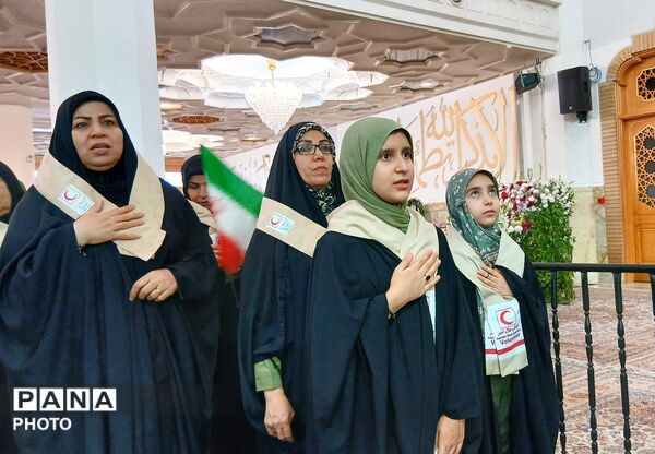 اجتماع بزرگ دختر ایران در حرم بانوی کرامت