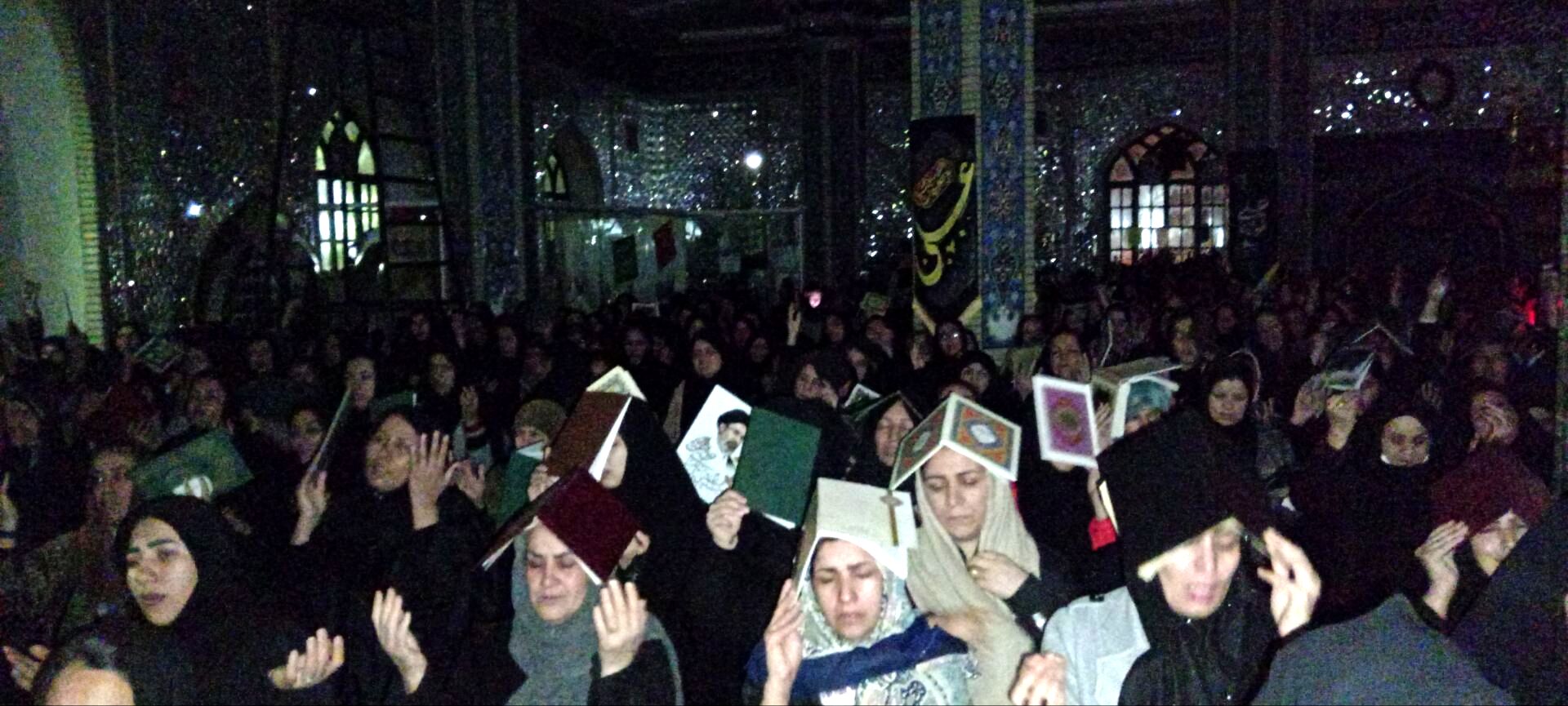 مراسم دومین شب قدر و زنده داری در شهرستان نیشابور 