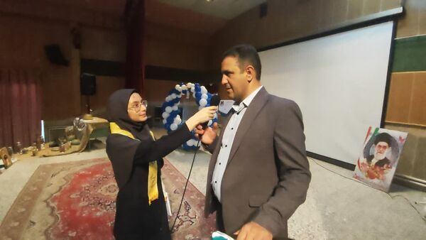 آئین پرطنین زنگ مهر و مقاومت در مدارس شهرستان خاتم 