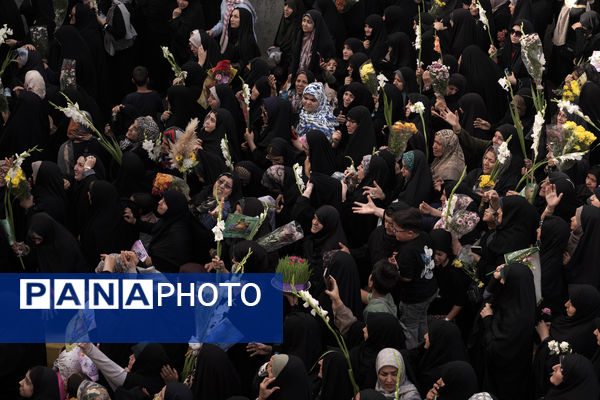 جلوه هایی از کاروان نمادین ورود کریمه اهل بیت به قم