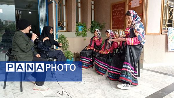 مراسم هفته مازندران و روز دانش‌آموز در دبیرستان یاران امام تیرتاش 