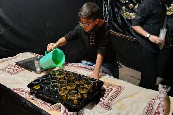 برپایی موکب دختران بصیرا در بجنورد 