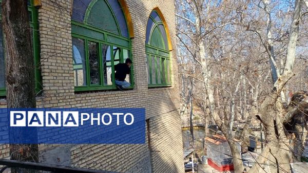 غبار روبی حرم امام زاده اسماعیل بابا امان بجنورد