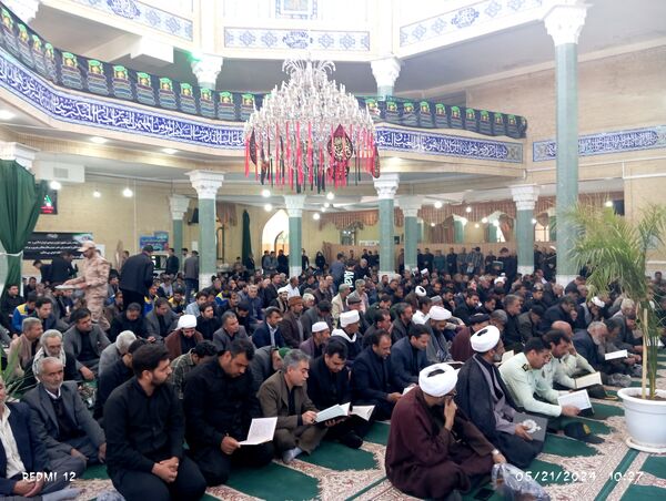 مراسم گرامیداشت شهید جمهور و شهدای سانحه بالگرد در شهرستان باخرز 