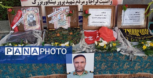 چهلم شهید امنیت هادی میر آبادی در بهشت فضل نیشابور 