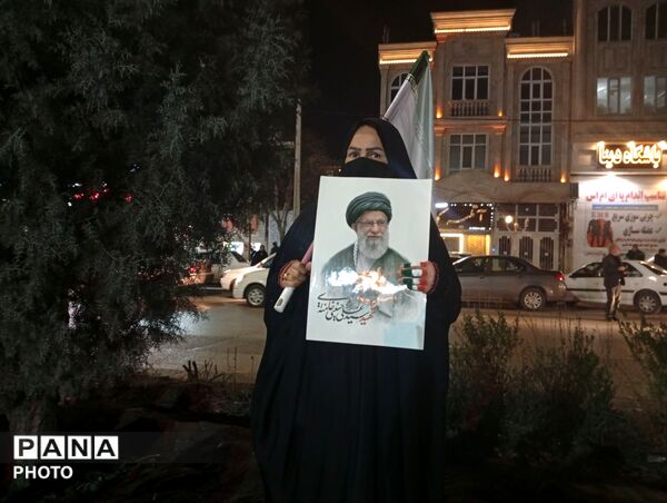 حضور گسترده و پرشور مردم انقلابی نیشابور در مراسم شهادت رهبر شهید 