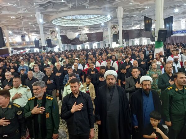 بزرگداشت شهدای اقتدار با حضور مردم شیعه و اهل سنت تربت‌جام