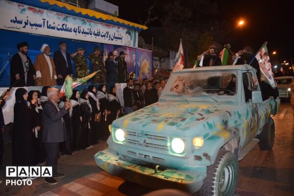 رژه بانوان شهرستان مرند 