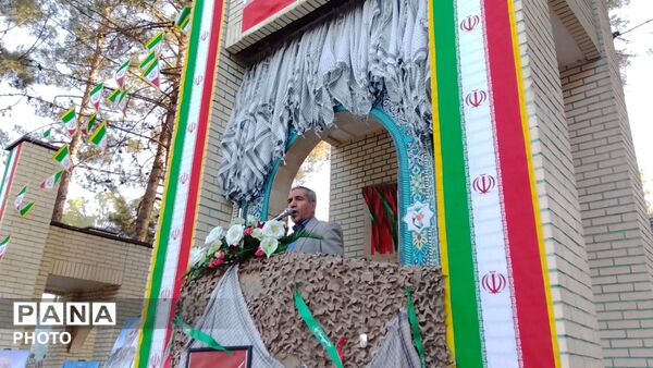 مراسم گرامیداشت هفته دفاع مقدس در گلزار شهدای شهرستان نیشابور 