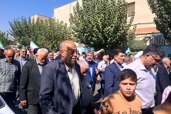 همبستگی مردم ولایتمدار نسیم‌شهر در راهپیمایی علیه رژیم صهیونیستی