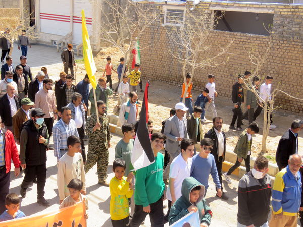 حضور پرشور مردم شهر درق در راهپیمایی روز جهانی قدس