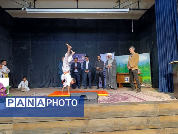 مراسم ارتقاء کمربند سبک پرفکت کیوکوشین کاراته در شهرستان کاشمر