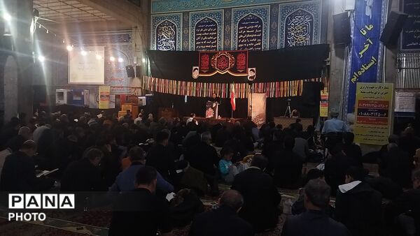 مراسم شب ۱۹ ماه رمضان در مسجد جامع نیشابور 
