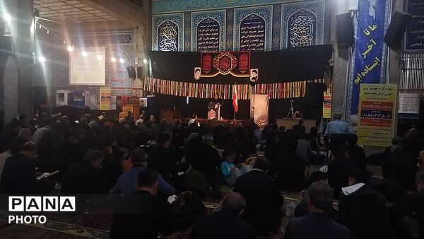 مراسم شب ۱۹ ماه رمضان در مسجد جامع نیشابور 