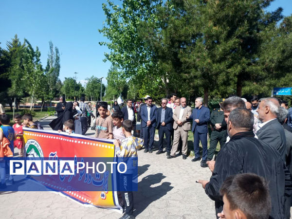 همایش پیاده‌روی خانوادگی در شهر جعفریه قم 