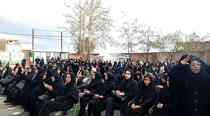 مشق عشق در یادبود معلم شهیده محدثه علیزاده