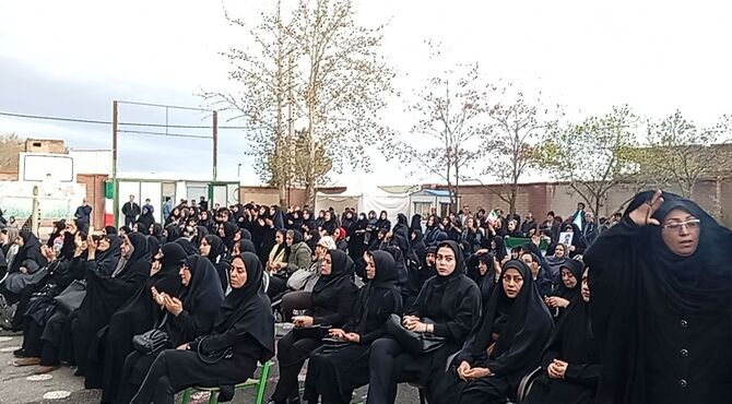 مشق عشق در یادبود معلم شهیده محدثه علیزاده